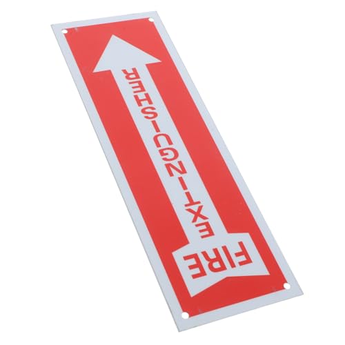 MUCKLILY Indoor/outdoor Fire Extinguisher Sign Easy Install Metal Sign for Construction Sites