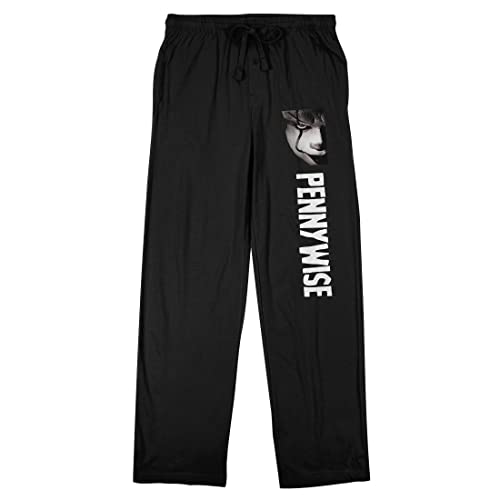 Bioworld Pennywise IT Movie Men's Black Sleep Pajama Pants