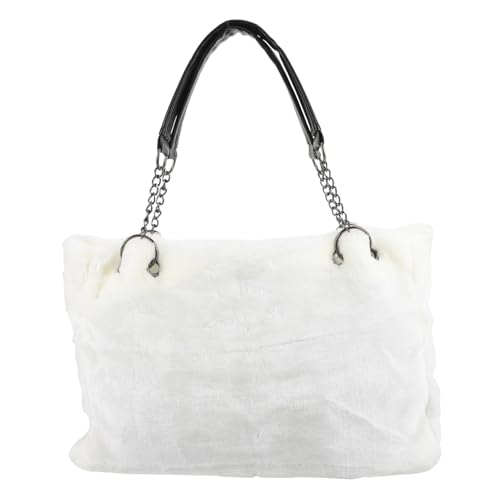 Sac à main en peluche Holibanna grand fourre-tout d'épaule doux pour femme