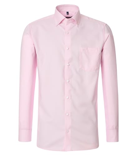 Chemise d'affaires homme rose à manches longues Casa Moda Comfort Fit 47