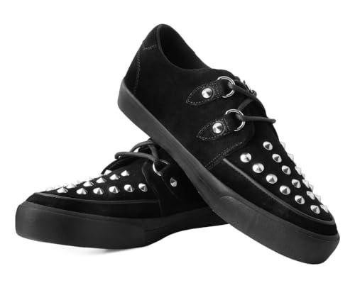 Image of TUK Suede Creeper Sneaker Shoes for Women and Men, D Ring Lace Up Shoes