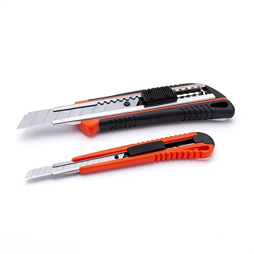 image for FINDER DJ191779P Utility Knife, Snap Off Blade Knives Set with 20 pcs 