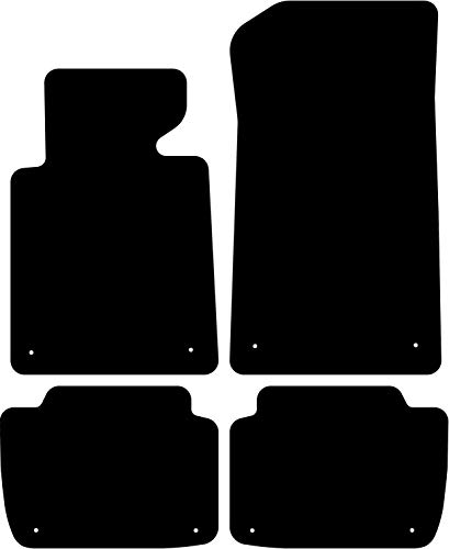 Kovvar Alfombrillas adecuadas para BMW Serie 3 E46 1998 2005 Versión: Compact/Coupé/Sedan/Touring | Calidad: Basic