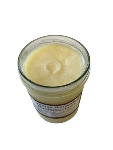Rinderschmalz/Rindertalg/Rinderfett hausgemacht im Konservenglas (360gr)