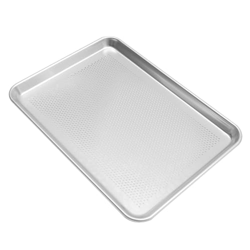 IMIKEYA 1Pc Perforado Para Hornear Cupcake Pan Plancha Para Estufa Eléctrica Pastel Hornear Pan Muffin Top Sartenes Para Hornear Bandeja De Galletas Placa Para Hornear Bandeja Para