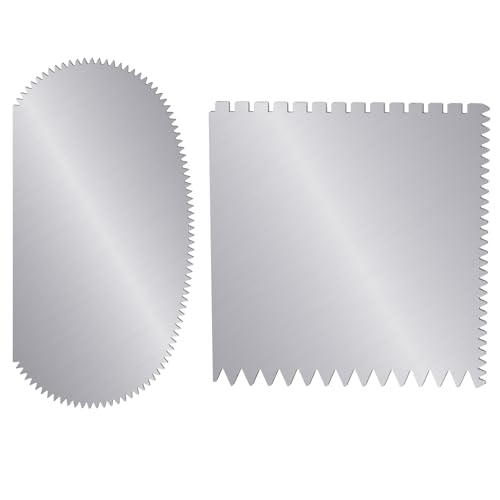 Serrated Stainless Steel Scrapers