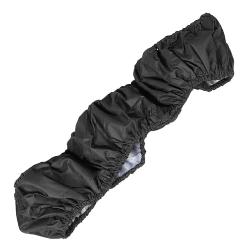 GANAZONO 1pc Trampoline Safety Cover Black Protector for Trampoline Easy to Install Foam Padding Reduces Injury Risk for Boys and Girls Accessories