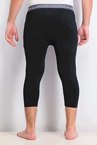 Nautica Men's 3/4 Length Base Layer Performance Pant with Dri Fusion Tech4