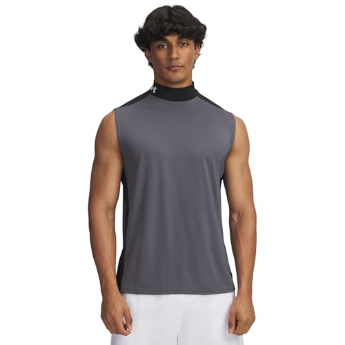 Camiseta sin mangas Under Armour HG Wordmark M transpirable para correr con calor