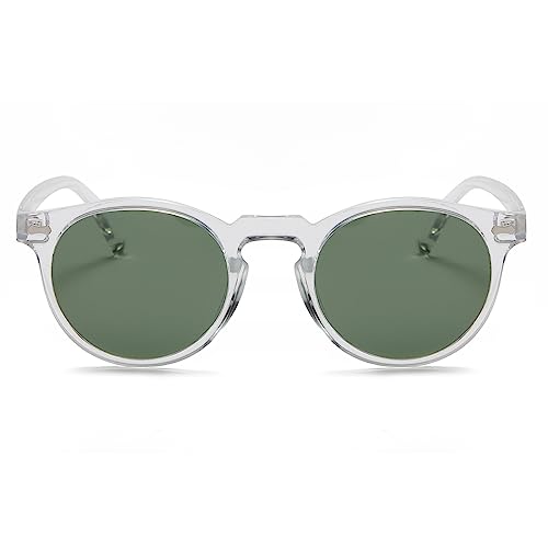 Image of Vintage Polarized Sunglasses for Men Women Round Retro Classic Fashion Eyewear UV400 Protection Sun Glasses