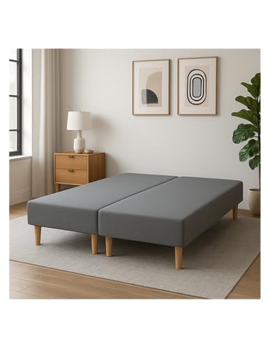 by sommiflex SOMMIER TAPISSIER Gris 70x200x2 (140x200) | Fabrication FRANÇAIS