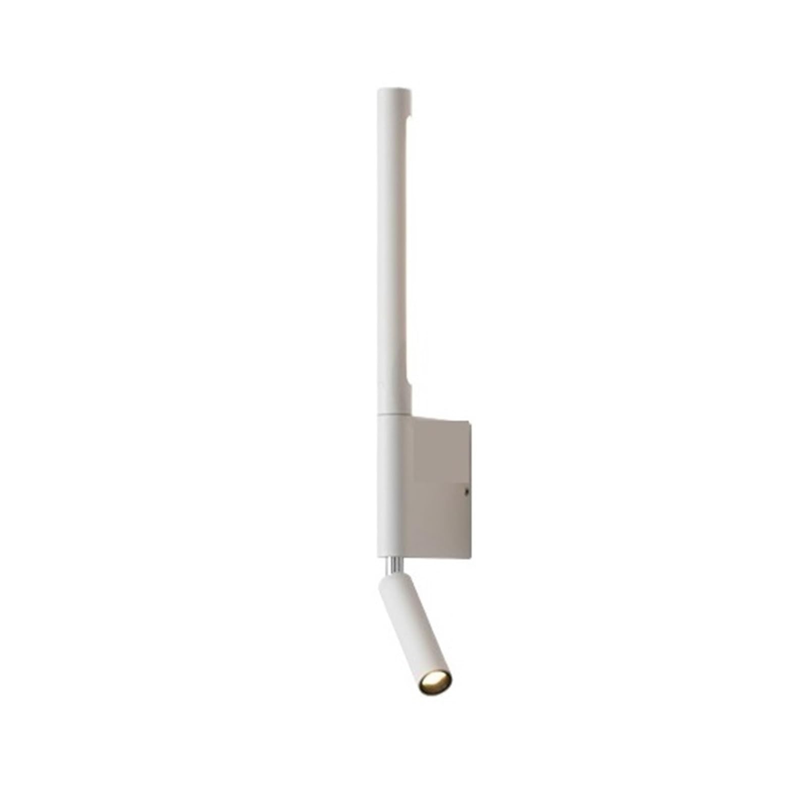 Sconce da Parete a LED, Lampada da Parete 2 Pezzi Lampada da Lettura Regolabile con Rotazione di 350 Gradi con Interruttore Camera d'albergo Minimalista nordica Camera da Letto Principale (Luce