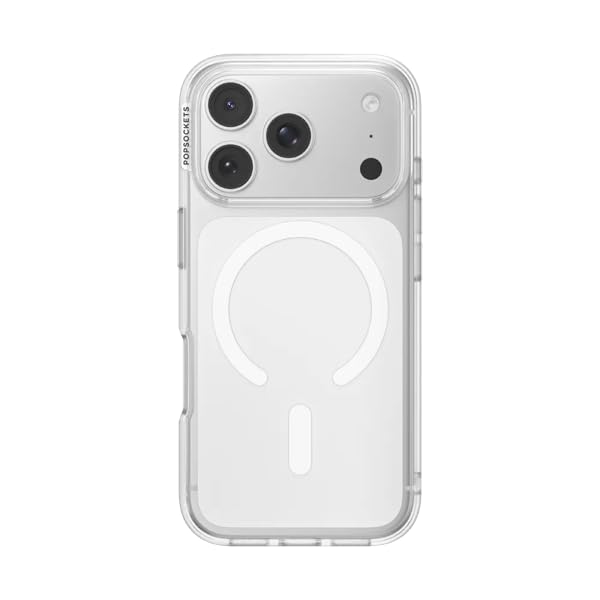 PopSockets iPhone 18 Pro Phone Case with MagSafe- Clear
