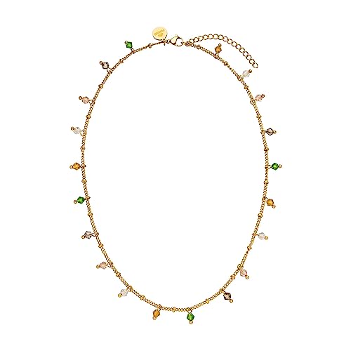 Purelei® Boho Halskette (Gold, Rosegold), Wasserfestes Filigrane Halskette...