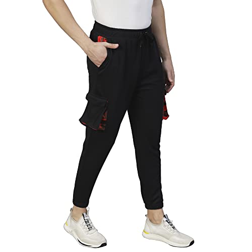 Image of Rigo Printed Cotton Jogger Pants for Men | Regular Fit Track Pant for Men | Jogger Track Pant for Men | Lower for Men Idol for Gym, Yoga, Sports, Running
