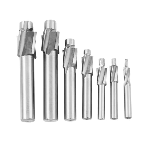 1 jeu de fraises à rainurer, fraises à lamer M3 à M12, outil de rainurage pilote en acier rapide