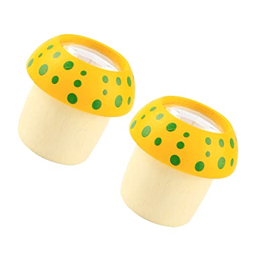 SUPVOX 2pcs Boys and Girls Kaleidoscope Science Experiment Toy Educational Toy Birthday Present Mushroom Theme