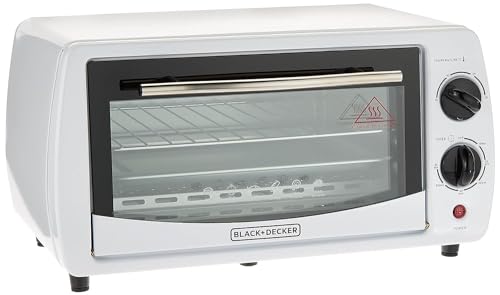 BLACK+DECKER 800W 9L Toaster Oven, 90-230° Temp Setting Double Grill With Convection, Double Glass Door For Safety With Multiple Accessories, For Toasting/Baking/Broiling TRO9DG-B5