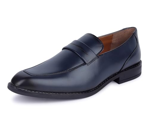Image of LOUIS STITCH Formal Shoe for Men Shoes |Breathable Lining, Moccasins Style | Comfortable for Business, Casual, Parties (SX MC)