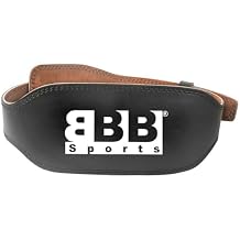 BBB Sports Leather Training Weight Lifting Belt 5.5" Black