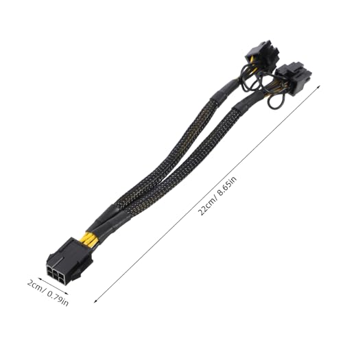 Cable de alimentacion del divisor GPU construido en cobre estañado de alta resistencia 2