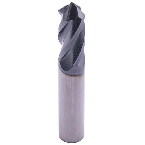 Image of 4 Flute 90 Solid Carbide Drill Mill Set(2Pcs, 3 /8 inch), AlTiN Coated | 90 Included Angle, 3 /8 inch Cutting Dia, 3 /8 inch Shank, 1 inch LOC, 2-1 /2 inch OAL For Milling Alloy Steel, Carbon Steel, Iron, Copper