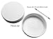 Cornucopia Brands Regular Mouth Plastic Mason Jar Lids, Unlined (24-Pack); Standard Size 70-450 White Plastic Caps for Mason Jars