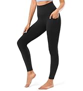 SOLUNSO High Waisted Yoga Pants with Pockets for Women – Cream Soft Athletic Leggings, Activewear...