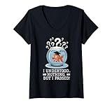 Photo Gallery donna confused goldfish graduation funny graduate school homur tee maglietta con collo a v Photo Gallery donna confused goldfish graduation funny graduate school homur tee maglietta con collo a v