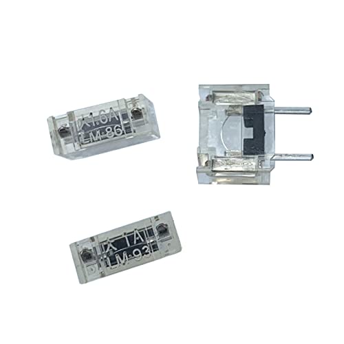 XSSSIEXG 1pcs CNC Machine Tool Fuse/Robot Arm Fuse/Fuse 0.3A 0.5A 1A 1.3A 1.6A 2A 3.2A 4A 5A LM01/02/03/04/05/06/07/08/09/0X/0Y/0Z(1.3A,Transparent)