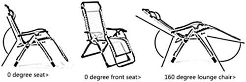 Chaise pliante de camping et lit de terrasse inclinable - 4