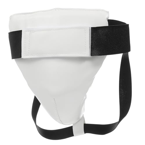 EXAOMBLE Protecteur Entrejambe Intégré Résistant pour Garçon Fille Protection Professionnelle Flexible PU et Abs pour Boxe Taekwondo et Arts Martiaux...
