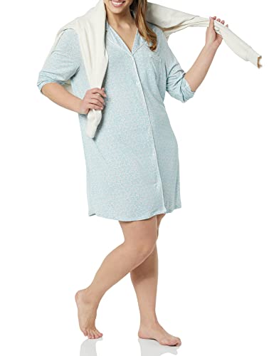 Image of Amazon Essentials Women's Piped Nightshirt (Available in Plus Size)
