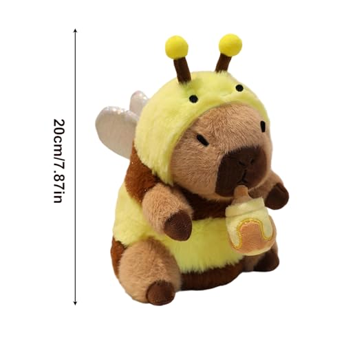 Peluche capybara doux coussin décoration maison pour ados et enfants