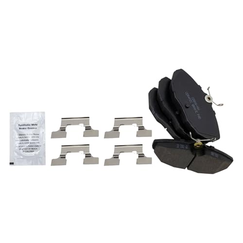 Image of TRQ Rear Ceramic Brake Pad and Rotor Set | For 02-05 Ford Thunderbird 00-06 Lincoln LS 00-02 Jaguar S-Type 03-05 Jaguar S-Type 05 XJ8 To Chassis # G49700