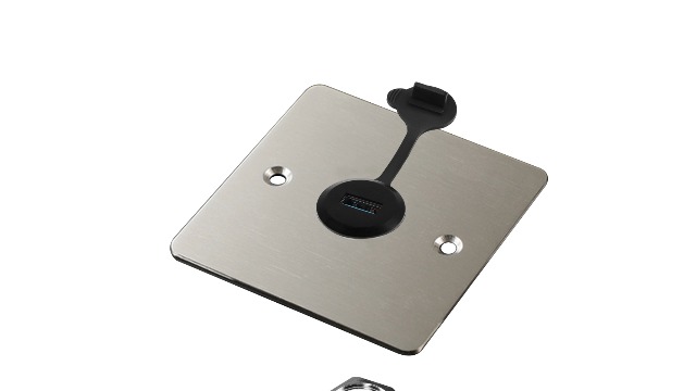 QIANRENON Adattatore USB 3.0 Maschio A USB-C Femmina Con Fissaggio Filettato, Dado M24