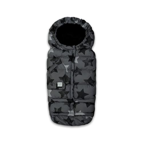 Image of 7AM Enfant Stroller Blanket 212 - Adjustable Baby Car Seat Zipped Blanket for Babies Winter, Unisex Multi Purpose Fleece Lined Warm Hooded Toddler Footmuff Water Repellent | (6M - 4T)