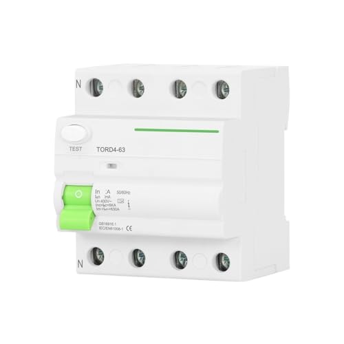 Disjoncteur différentiel 400V 32A pour sécuriser une borne de recharge de maison