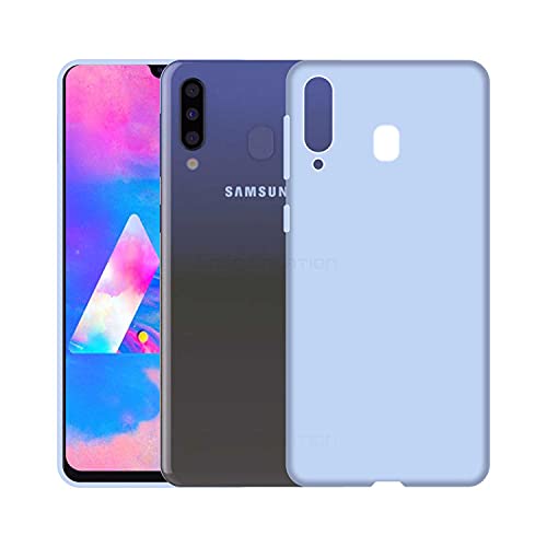 Image of Case Creation Luxurious OG Series for Samsung Galaxy M30 Case Cover,Anti-Dirty Slim Case Frosted Matte Cute Candy TPU Raised Bezel (Splash of Color) Back Cover for Samsung M30 -Purple
