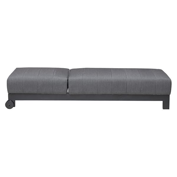 OUTLIV. Gartenliege Miami Aluminium Anthrazit