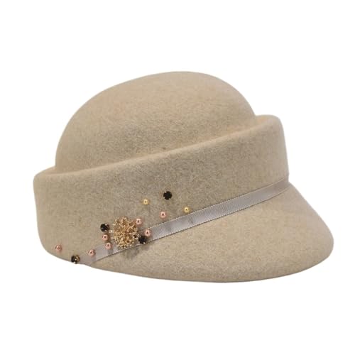 Chapeau d'automne chaud pour femmes protection vent style équestre