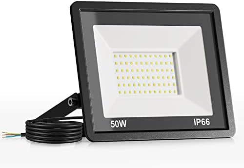 Faretto LED da Esterno 200W 2 Pezzi, YIQIBRO 2 in 1 20000LM 7000K Bianco Freddo Faro LED Esterno