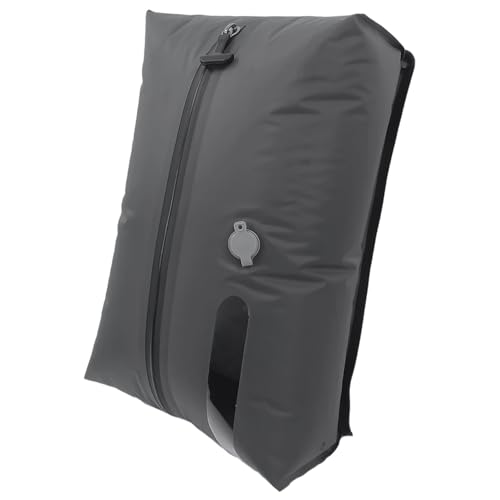 Bolsas de sellado al vacío para ropa, bolsas de vacío de viaje de 17L con cremallera, almacenamiento de embalaje impermeable para ropa y equipaje, gris, viaje