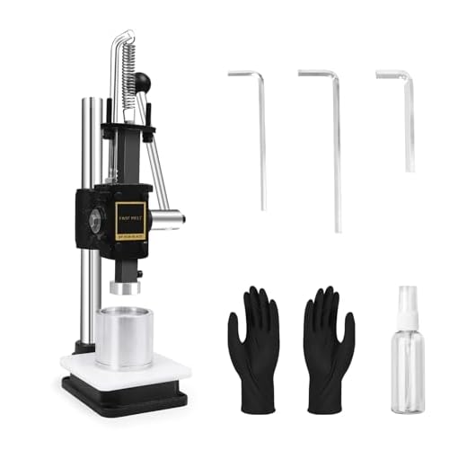 FAST MELT Bath Ball Pressing Machine with an Aluminum Alloy Mold, Adjustable Height Shower Steamer Press Machine for DIY Handmade Spa Gifts and Soap Crafting
