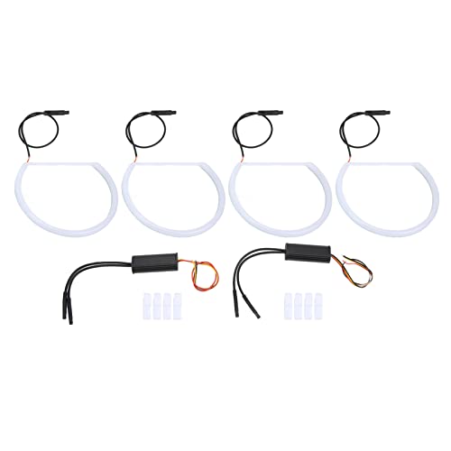 【Modello applicabile】 Il kit occhi angelici a LED sostituisce la serie 3 E46 berlina/Touring con fari senza proiettore 1995-2005 e altri. Produzione professionale, abbinamento perfetto con il tuo modello. Si prega gentilmente di verificare la compatibilità e le specifiche prima di ordinare.