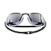 Speedo Unisex Erwachsene Fastskin Hyper Elite Schwimmbrille | Wettkampfschwimmbrille | Performance| Training| Hydrodynamisch Schwimmbrille, Schwarz/Oxid Grey/Chrome, Einheitsgröße