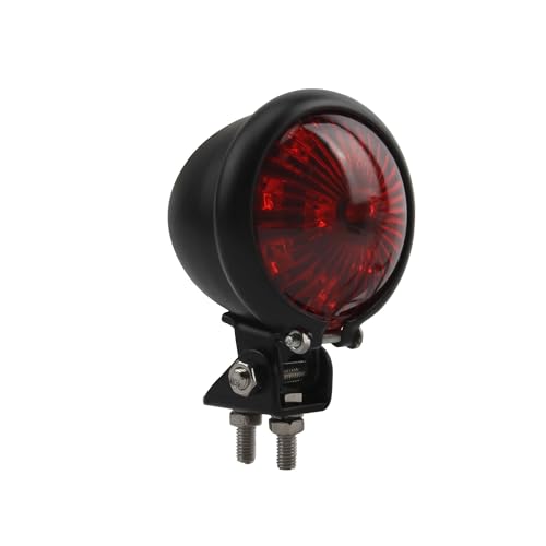 Luces traseras de freno para motocicleta LED de 12V con piloto rojo de alta potencia 7