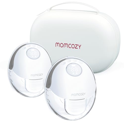 Image of Momcozy Double Breast Pump，Compact, Quiet & Hands-Free，Ash