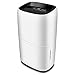 WSJTT Déshumidificateurs Déshumidificateurs for la maison avec 5L amovible Réservoir d'eau, Indicateur LED, température de constante intelligente, synchronisation à deux voies, Idéal for Damp et Conde