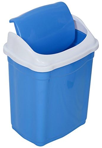 Image of Aristo Small Plastic Swing Dustbin,16 Ltr (BLUE)